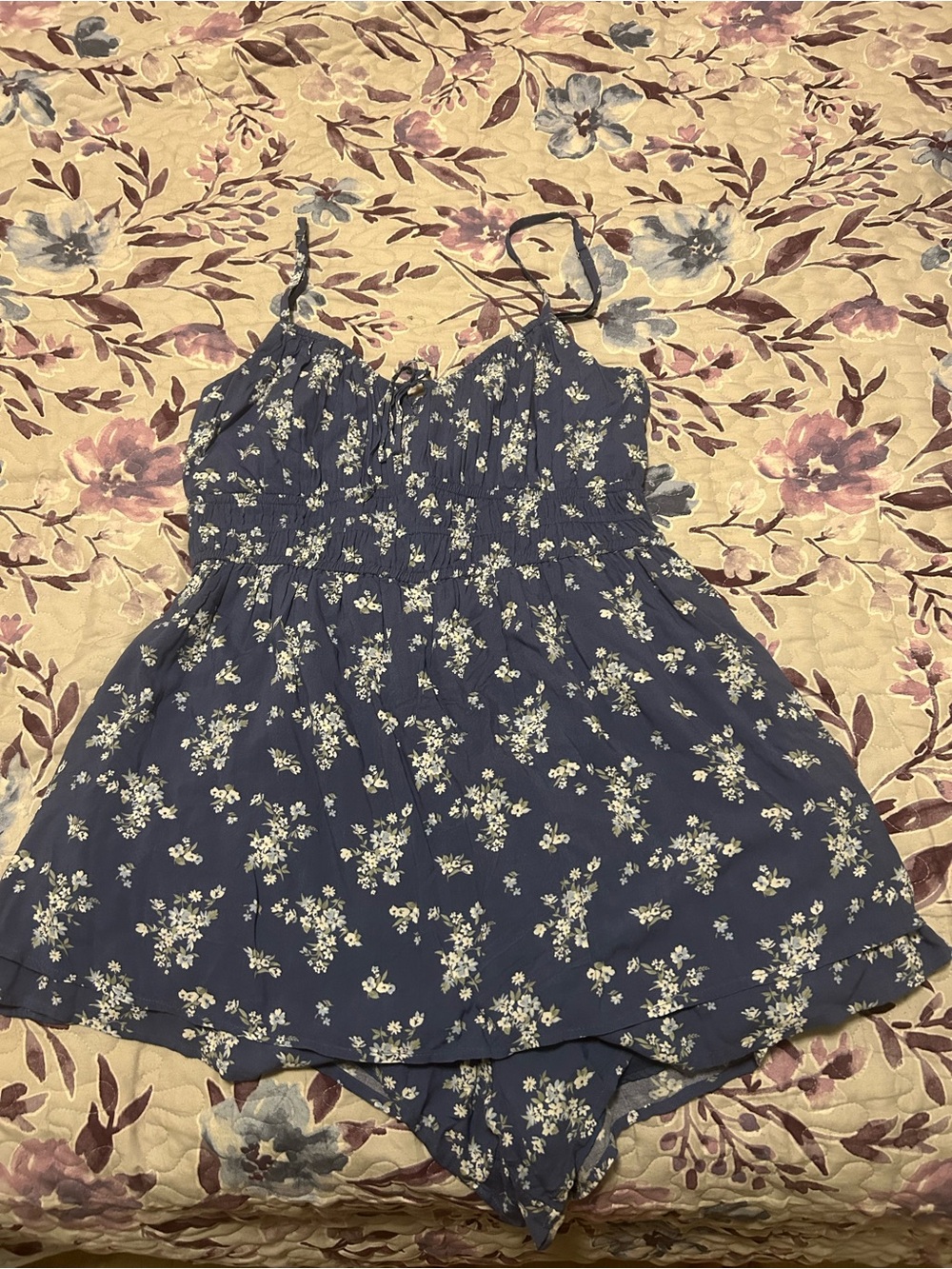 Hollister Navy Blue Floral dress